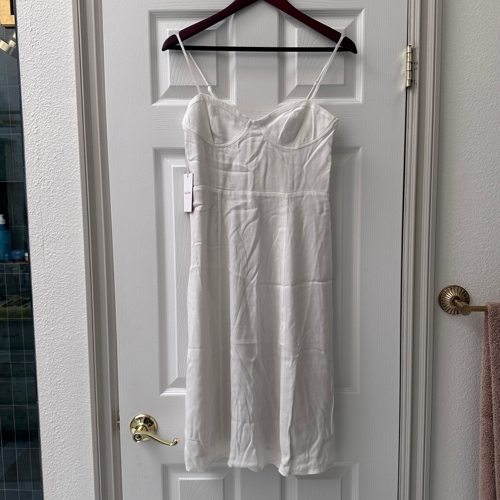 Aritzia - Sunday Best - Bustier Midi Dress - White Small
